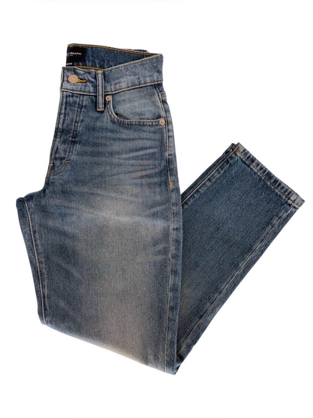 Lucky Brand Drew Mom High Rise Taper Jeans Medium Button Fly Women's - 00/24A - Picture 2 of 12